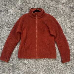 Women’s champion teddy sweater jacket size Medium